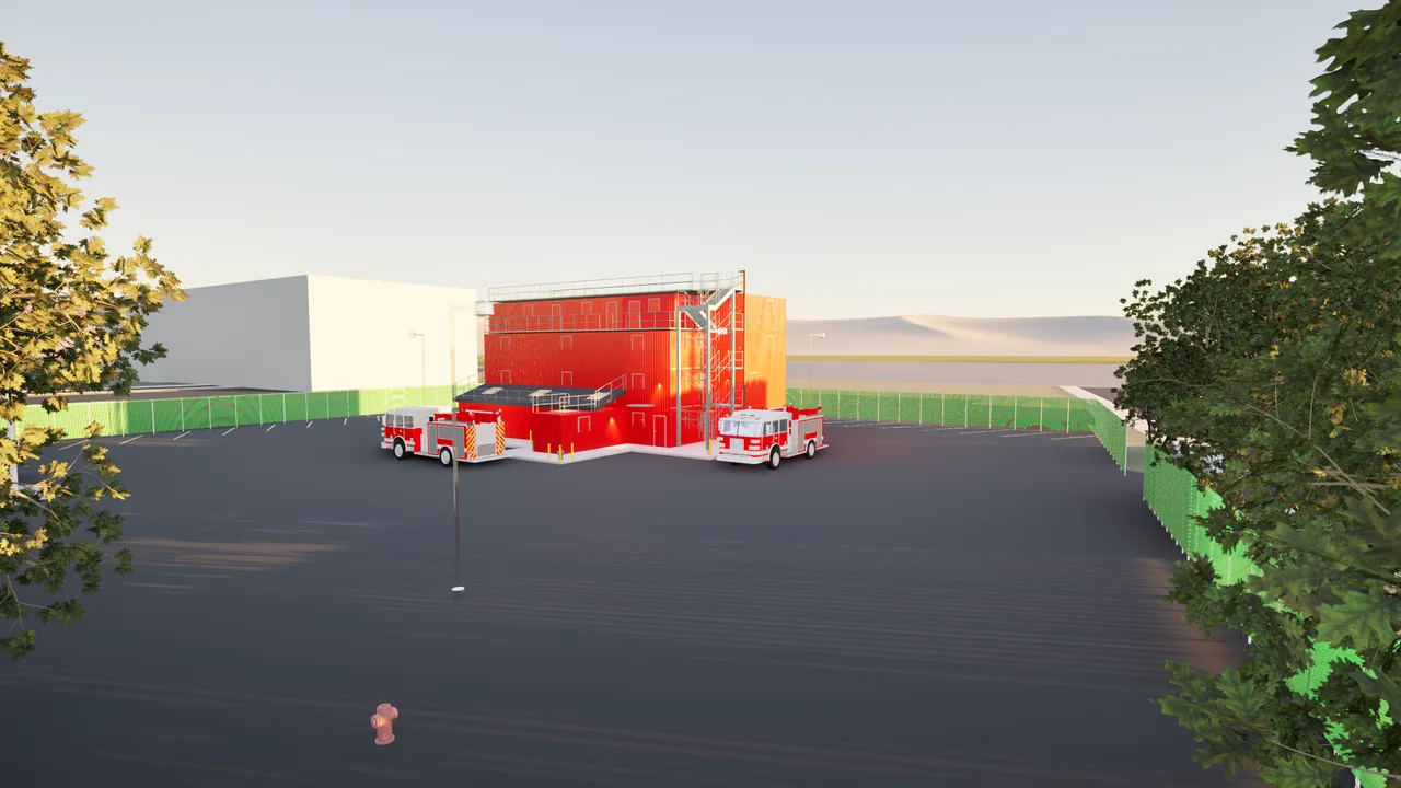 Firefighter Training Center Consultation architecture view 7
